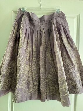 Talbot’s Lavendar and Ivory Paisley Skirt